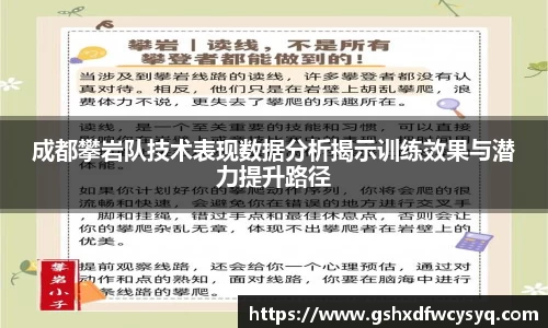 成都攀岩队技术表现数据分析揭示训练效果与潜力提升路径